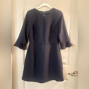 Banana Republic Dark Blue Long Sleeve Dress